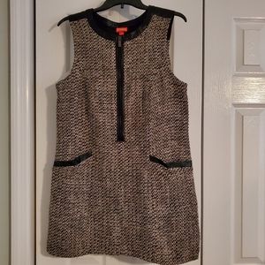Kirna Zabete for Target Tweed/Vegan Leather Dress